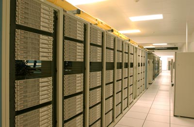 Servers in data center